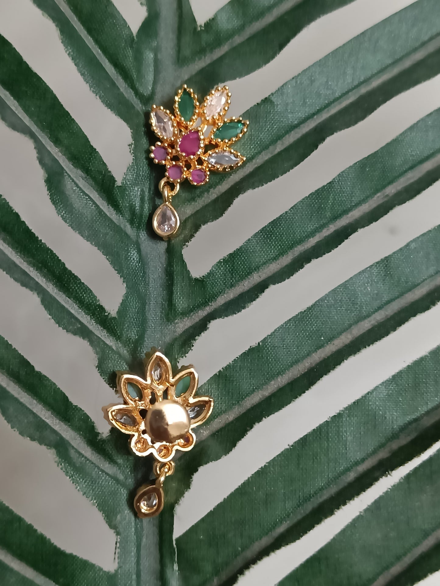 Multi-Coloured Drop Earrings