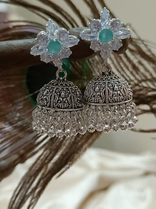 Oxidised Jhumka