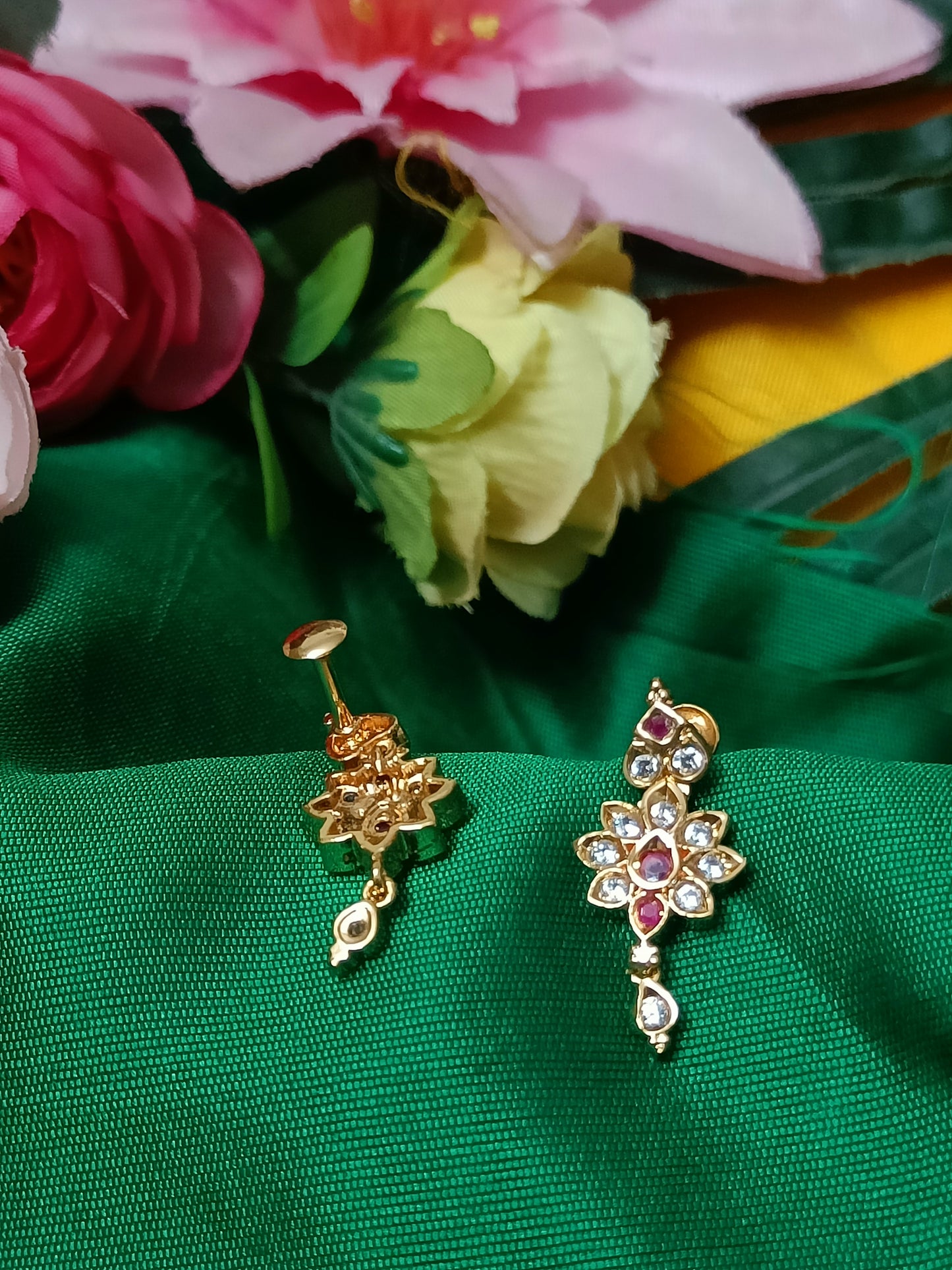 Premium Quality Impon Panchaloha Dangle Earrings