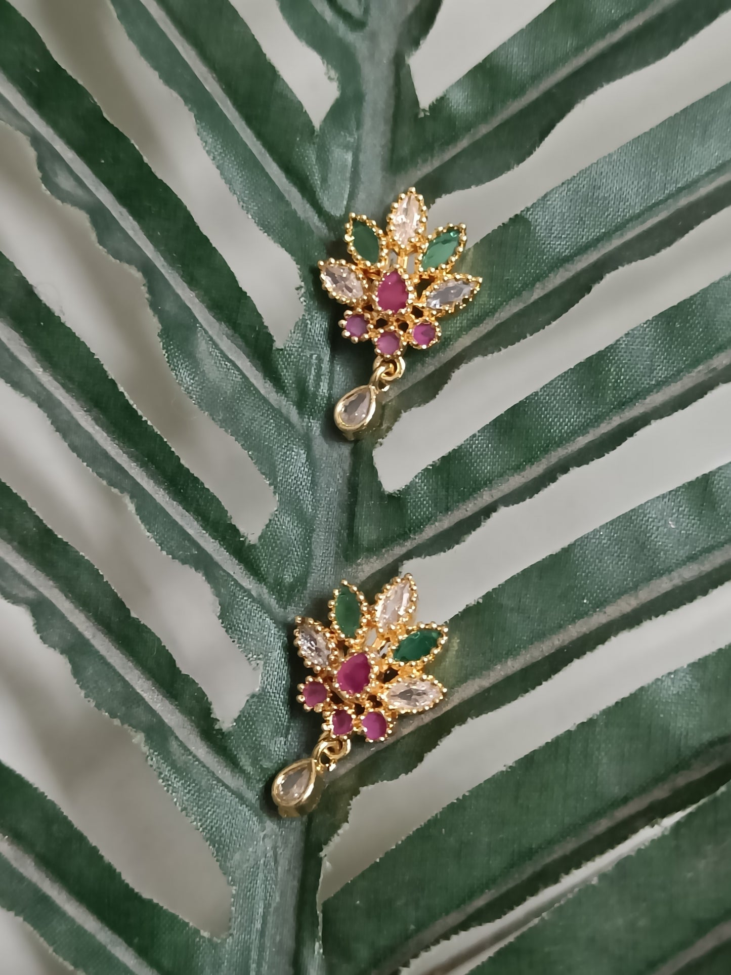 Multi-Coloured Drop Earrings