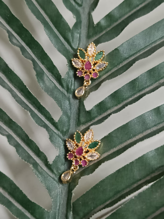 Multi-Coloured Drop Earrings